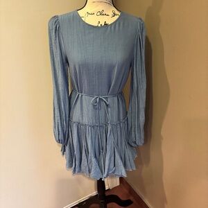 Altar'd State baby doll long sleeve dress